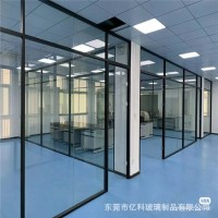 隔断办公室屏风厂房12mm钢化玻璃不锈钢铝合金83型材玻璃门制定 1平方米