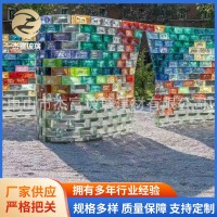 玻璃砖 方形空心艺术镜面玻璃砖 冰影纹浴室水晶抛光玻璃砖厂家 1件