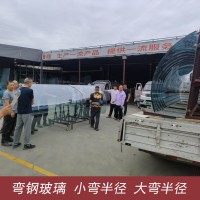 小半径弯钢玻璃弧形大版面异型高难度弯钢手工异形热弯 1平方米