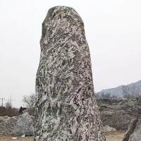 泰山石风水石雪浪石切片千层石假山造型景观石 1吨