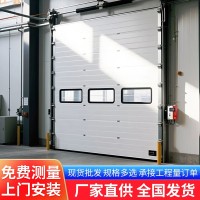 厂房电动滑升门仓库保温垂直提升门带小门透视窗提升门工业提升门 1平方米