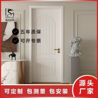 卧室门法式复古室内烤漆平开房间实木复合门工厂直销奶油风厨房门 1扇