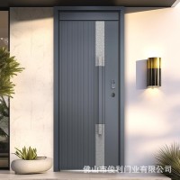 2026年新款铸铝防盗入户门别墅进户门装甲入户门楼房入户门轻奢风  1平方米