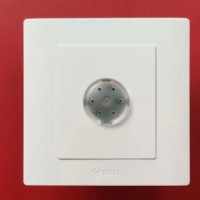 公牛品牌白色暗装墙壁开关86型单控10A 耐用PC材质阻燃V0级 1个