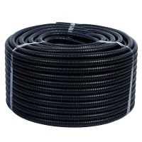 塑料波纹管黑色PE波纹管包邮可开口软管聚乙烯线束穿线管电线套管  100件