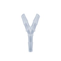 软管Y三通宝塔接头分水器铝塑管配件PP快接胶管塑料水管分流器  1个