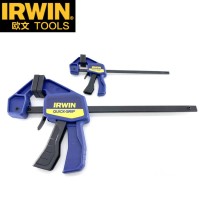 美国IRWIN欧文木工夹快速夹具固定夹子夹紧器夹DIY拼版夹重型F夹 1把