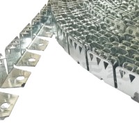 斜口单孔0.4MM压皮边铁齿条带钉条围边条家具配件五金压边条沙发  10米