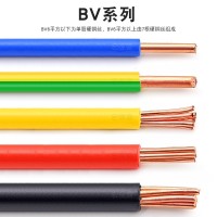ZC-BV单芯单股2.5/4/6平方电线纯铜绝缘线铜芯塑铜电线电缆国标 2卷